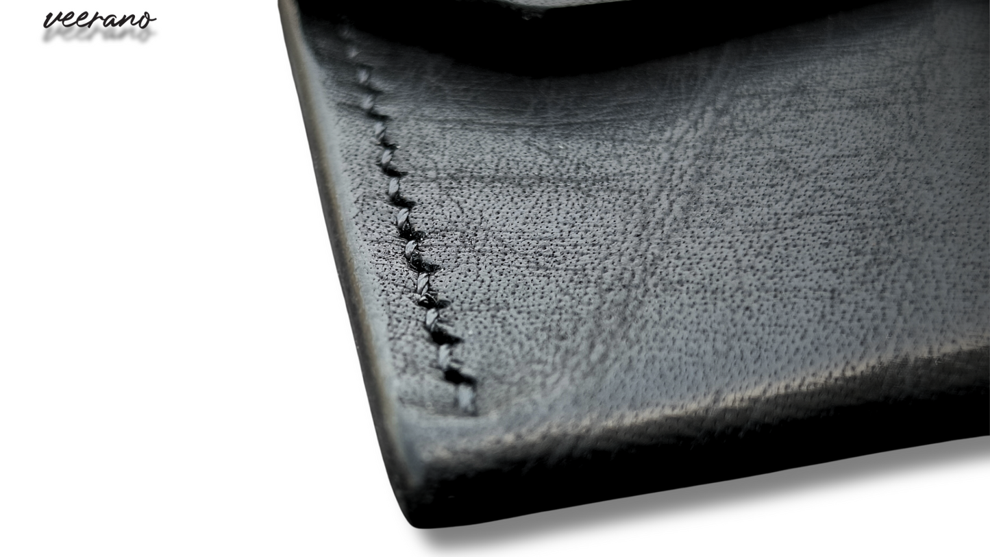 Slim Line Full Grain Hand Made Leather wallet